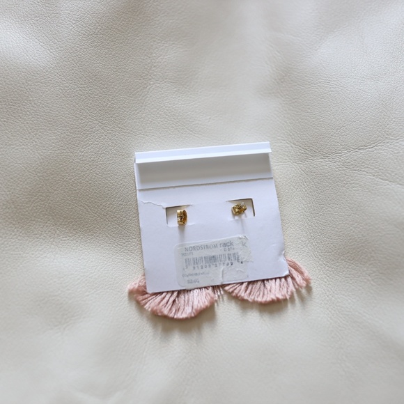 Madewell Brass and Pink Tassel Earrings - Picture 6 of 6